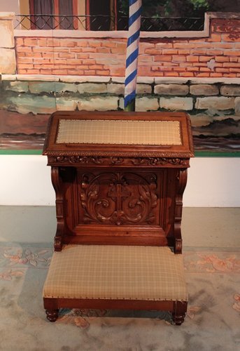 Antike Gebetsbank aus Eiche, 1900er bei Pamono kaufen