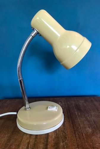 Vintage Mustard Chrome Gooseneck Desk Lamp For Sale At Pamono