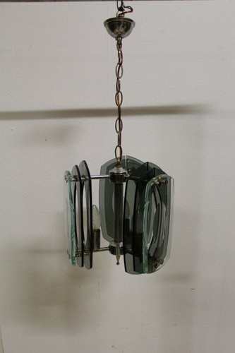 Mid-Century Chandelier by Max Ingrand for Fontana Arte for sale at Pamono