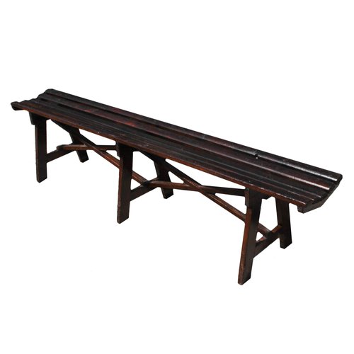 Italian Wooden Benches 1950s Set Of 2 For Sale At Pamono