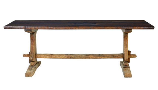 Antique Oak Dining Table For Sale At Pamono
