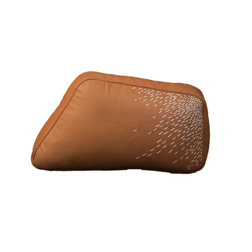 small orange cushion