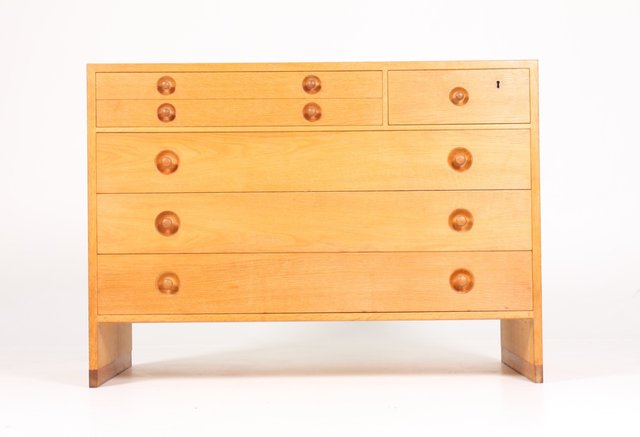 Mid Century Oak Dressers By Hans J Wegner For Ry Furniture 1950s