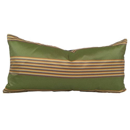 Thai Silk Stripe Lumbar Pillow From Sohil Design For Sale At Pamono