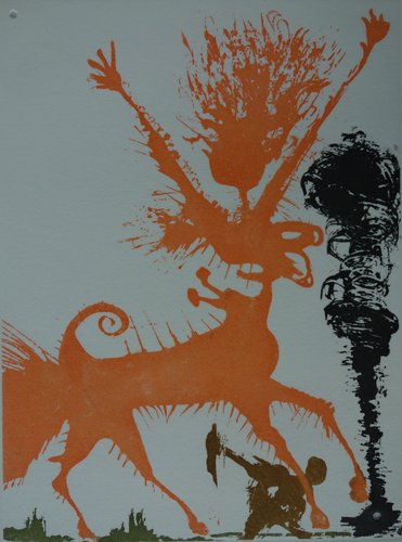 Huit Peches Capitaux La Colere Gravure By Salvador Dali 1968 En Vente Sur Pamono