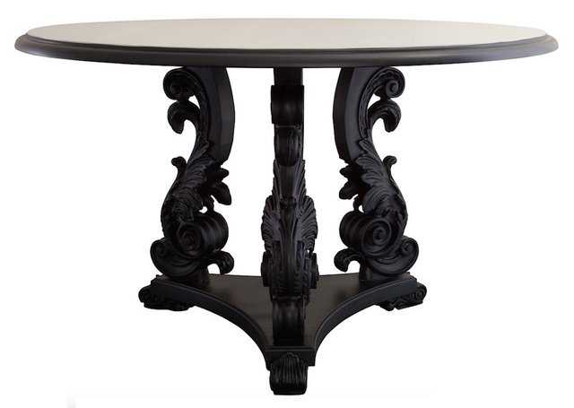 Dining Table by Isabella Costantini Letizia Black Square Side Table with