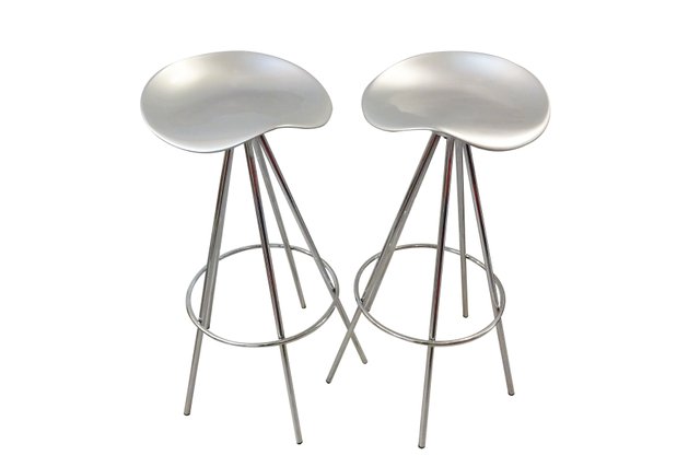 Gm Set 6 Sgabelli Bar In Alluminio Amazon It Casa E Cucina