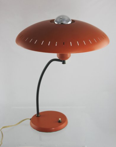 orange table lamp