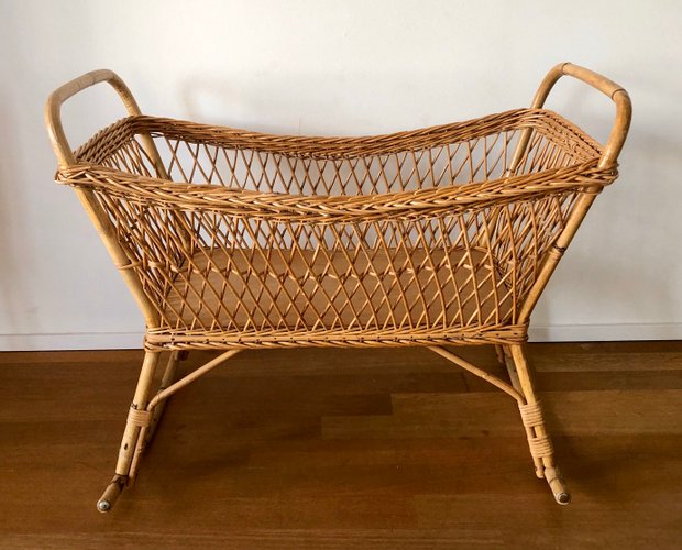 rattan cradle