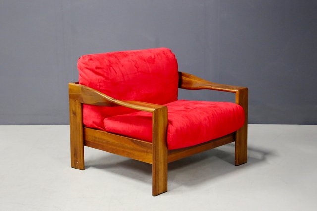 Red Armchair By Tobia Afra Scarpa For Molteni 1980s For Sale At Pamono