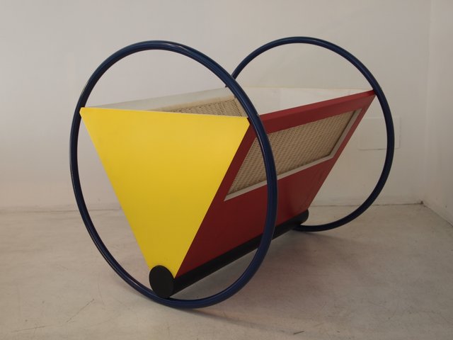 Cuna Bauhaus de madera de Peter Keler para Tecta, 1972 en venta en Pamono