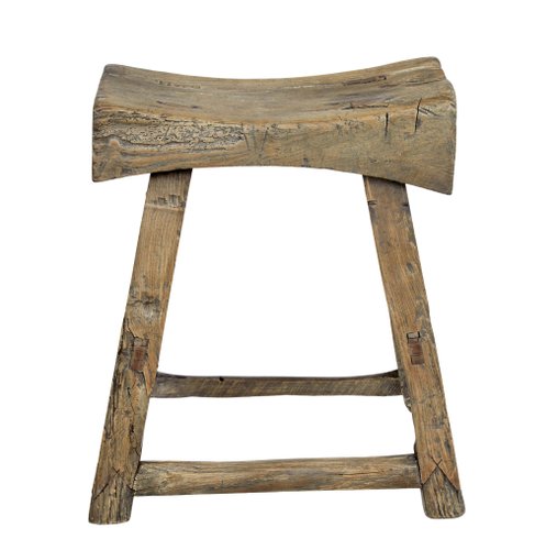 Antique Chinese Hardwood Stool For Sale At Pamono