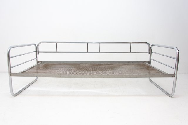 Chrome Plated Sofa By Robert Slezak For 1930s At