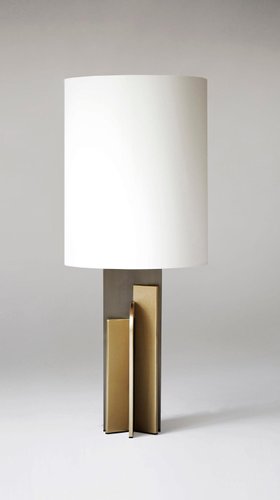 Brass Icon Table Lamp By Square In, Gold Tone Desk Lamps Taiwan