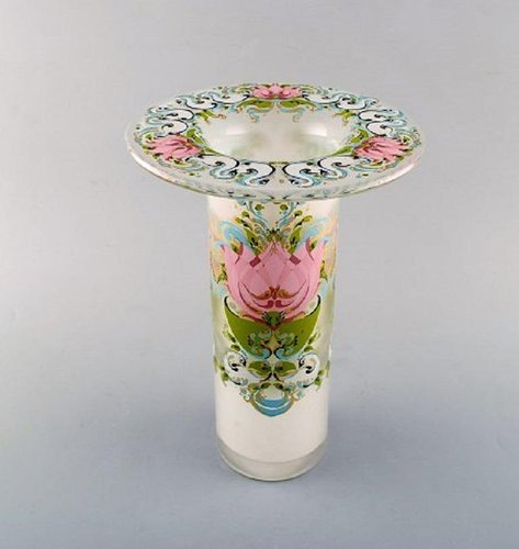 Vase aus Kunstglas von Bjorn Wiinblad für Rosenthal Studio Line, 1980er bei Pamono kaufen