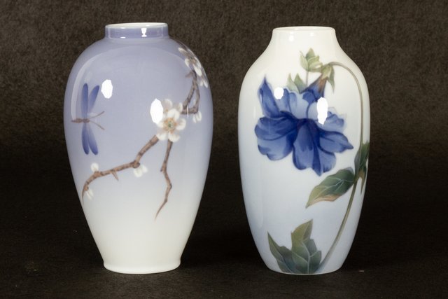 Porcelain Vases from Royal Copenhagen, 1961, Set of 2