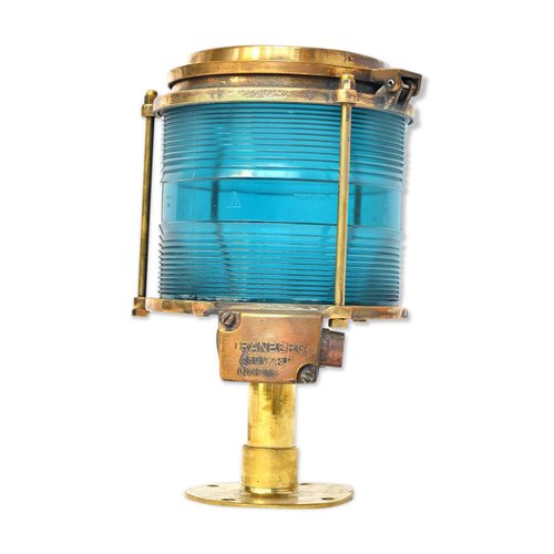 Russische Vintage Bootslampe, 1920er Russische Vintage Bootslampe, 1920er
