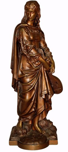 Escultura Antigua De Bronce De Eutrope Bouret En Venta En Pamono