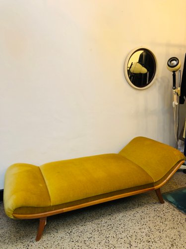 Mid-Century Chaise Lounge from 