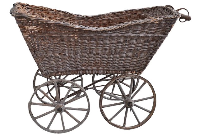 wicker pram