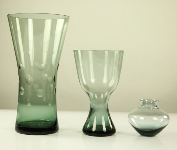 Vases By Wilhelm Wagenfeld For Wmf 1950s Set Of 3 For Sale At Pamono