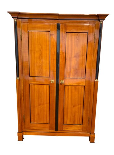 Antique German Biedermeier Cherry Armoire 1820s For Sale At Pamono