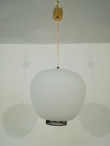 Mid Century Frosted Glass Ceiling Lamp For At Pamono - Frosted Glass Ceiling Pendant Light Shade
