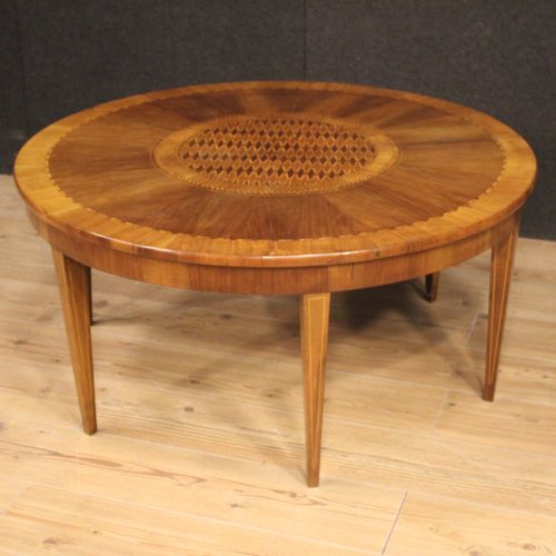 Italian Inlaid Wood Coffee Table 1950s For Sale At Pamono