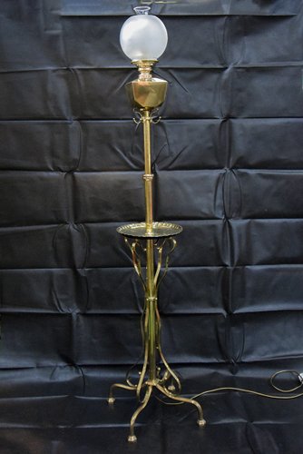 Antique Victorian Piano Floor Lamp For, Antique Brass Piano Floor Lamp