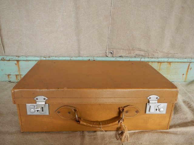 1960s Leather Chest Box Bag
