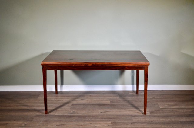 Mid Century Danish Rosewood Extendable Dining Table From Clausen Søn For Sale At Pamono