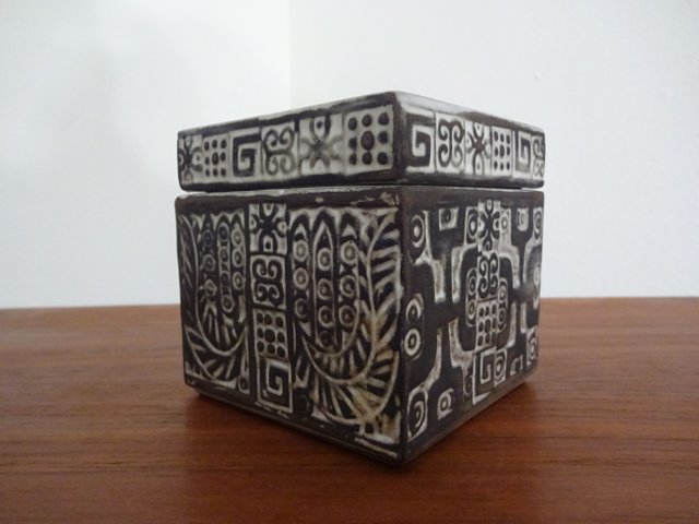 Boite à secrets en céramique raku - Anne Thiellet - céramiste Raku