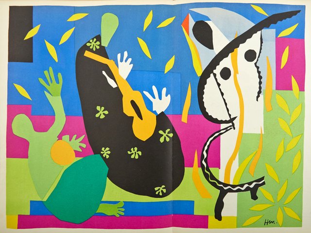 La Tristesse Du Roi Lithograph By Henri Matisse 1958 For Sale At Pamono