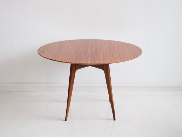 Italian Modern Round Wooden Dining, Round Wooden Dining Table
