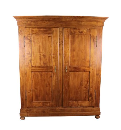Biedermeier Poplar Wood And Cherry Wood Stain Cabinet 1870s Bei