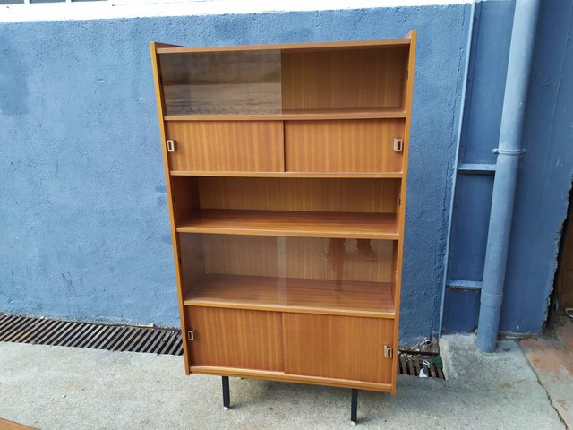 Vintage Regal aus Mahagoni, 1960er bei Pamono kaufen Regal aus Mahagoni, 1960er bei Pamono kaufen