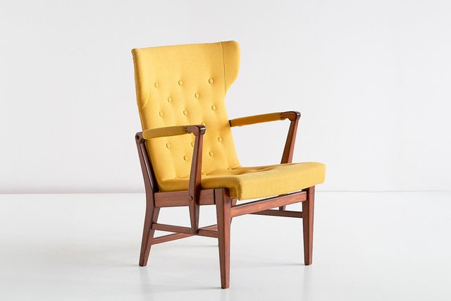 Mahogany Armchairs by Bertil S derberg for Nordiska Kompaniet
