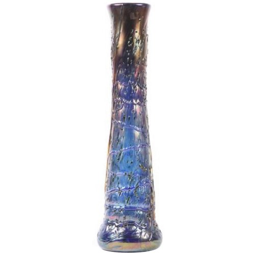Large Art Nouveau Rainbow Color Art Glass Vase For Sale At Pamono