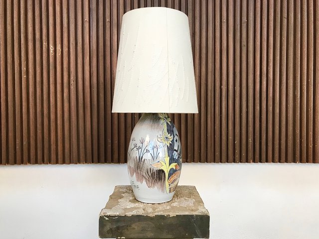 Swedish Glazed Ceramic Table Lamp by Marian Table Lamp | Table lamp, Lamp