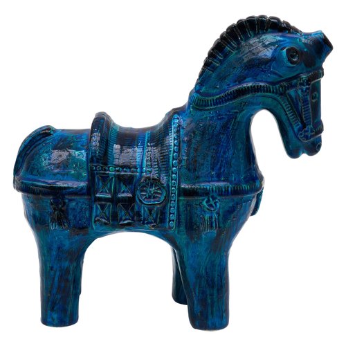 blue horse toy