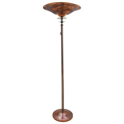 French Art Deco Torchiere Floor Lamp With Brass And Glass 1926 For At Pamono French Art Deco Torchiere Floor Lamp, Torchiere Floor Lamp With Shelves