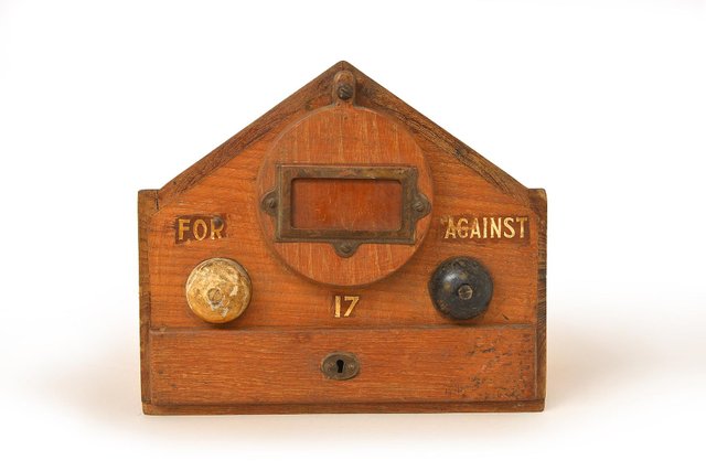 Wooden Ballot Box For Sale At Pamono