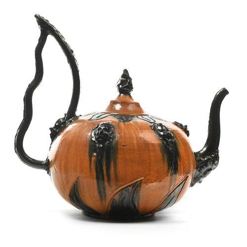 Large Ceramic Pumpkin Teapot for sale at Pamono