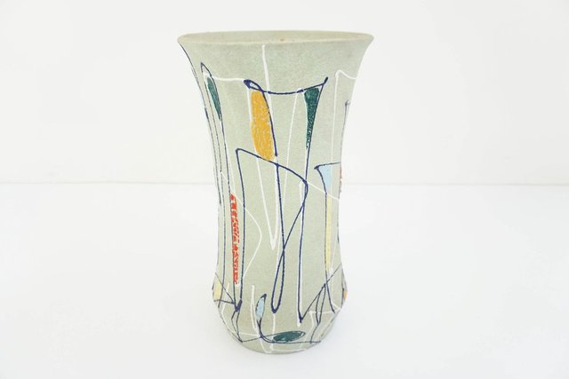 Large German Marine Ceramic Vase Suitable As Umbrella Stand 1960s For Sale At Pamono
