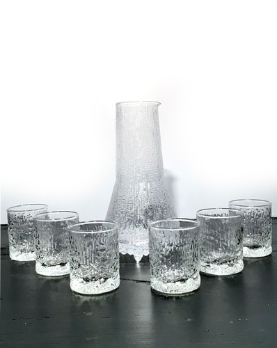 Finnish Glasses And Pitcher By Tapio Wirkkala For Iittala 1970s Set Of 7 For Sale At Pamono
