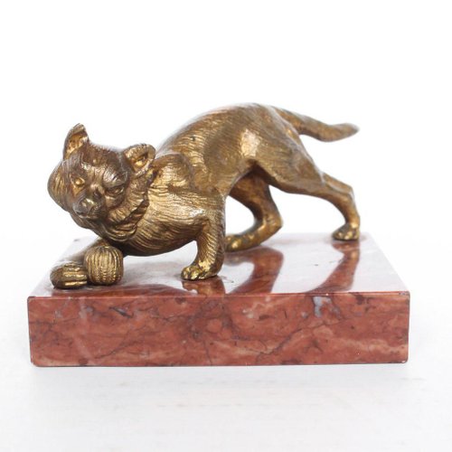 Bronze Cat Sculpture 19s For Sale At Pamono