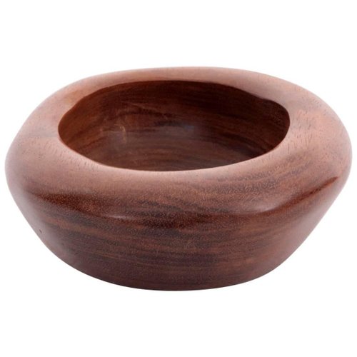 Large Organic Shaped Bowl in Walnut by Odile Noll, 1950s for sale at Pamono