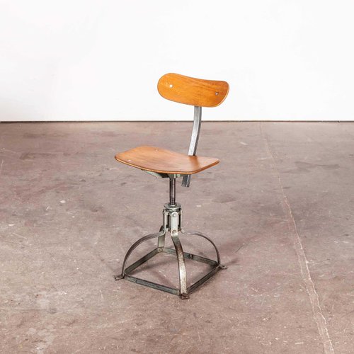 French Metal Swivel Desk Chair From, Midway Furniture Bar Stools