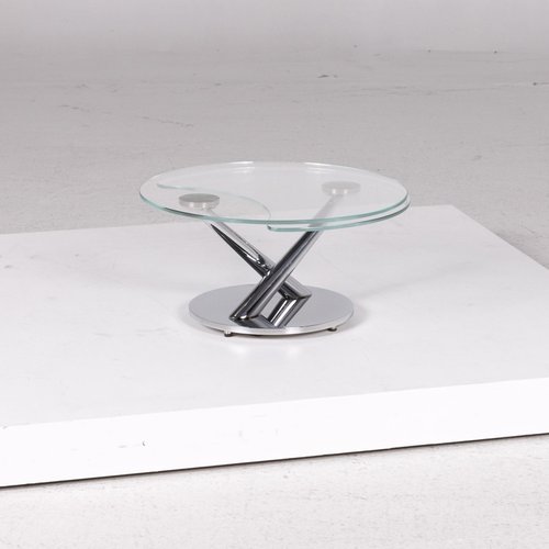 Glass Round Movable Coffee Table From Naos For Sale At Pamono