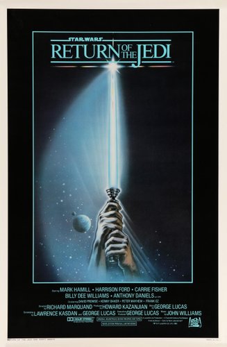 Star Wars Return of the Jedi Poster by Tim Reamer, 1980s en vente ...